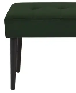Lavice do jídelny Dkton Designová lavička Neola lesní zelená
