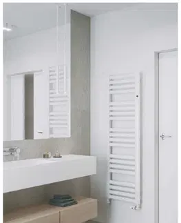 Koupelna HOPA Koupelnový radiátor MAKAO Barva radiátoru Bílá, Rozměr radiátoru 577 × 1528 mm, výkon 763 W, Typ připojení Klasické (na rozteč) RADMAK601635