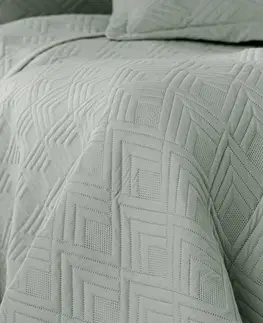 Přikrývky AmeliaHome Přehoz na postel Ophelia šedá, 220 x 240 cm