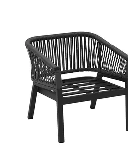Zahradní židle a křesla Hliníkové křeslo COLUMBIA (antracit)