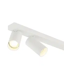 Moderní bodová svítidla BIG WHITE (SLV) KAMI stropní přisazené svítidlo, double, long, 2x max. 10 W, GU10, bílá 1007732