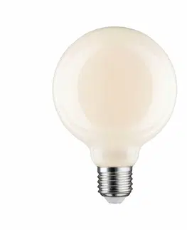 LED žárovky PAULMANN LED Globe 95 6 W E27 opál teplá bílá stmívatelné 286.24 P 28624