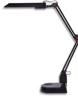 Stolní lampy do kanceláře Ecolite LED stolní lampa 8W, 630lm, 4000K, černá L50164-LED/CR