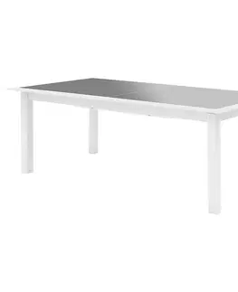 Zahradní stolky DEOKORK Hliníkový stůl VERMONT 216/316 cm (bílá)