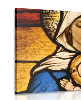 Abstraktní obrazy Obraz Panna Marie s Ježíškem