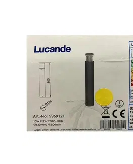 LED osvětlení Lucande Lucande - LED Venkovní lampa JAXON LED/15W/230V IP54 