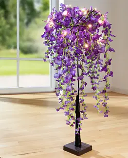 Svíčky a světelné dekorace LED květinový strom "Petúnie"