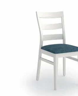 Luxusní jídelní židle Estila Luxusní masivní jídelní židle Segre s čalouněním 88cm