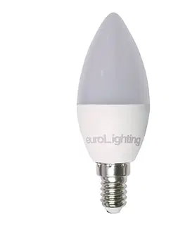Stmívatelné LED žárovky euroLighting LED žárovka E14 4W spektrum 3000K Ra98 step-dim