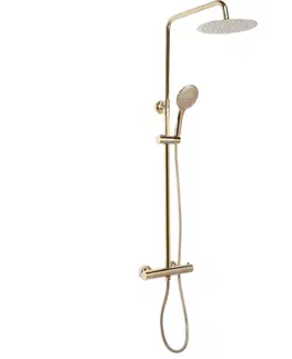 Sprchy a sprchové panely Sprchový set s termostatem REA VINCENT zlatý