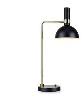 Lampy Markslöjd Markslöjd 106973 - Stmívatelná stolní lampa LARRY 1xE27/60W/230V černá/zlatá 