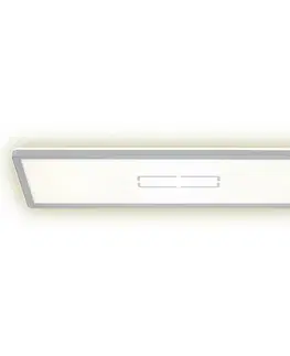 LED stropní svítidla BRILONER Slim svítidlo LED panel, 58 cm, 2700 lm, 22 W, stříbrná BRI 3394-014