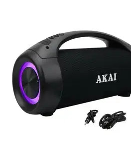 Elektronika AKAI Vodotěsný přenosný reproduktor s Bluetooth ABTS-55