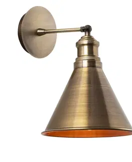 Svítidla Opviq Nástěnná lampa Berceste IV zlatá