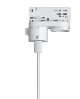 Svítidla pro 3fázový kolejnicový systém ERCO ERCO 3fázový adaptér pro závěsné světlo, bílá