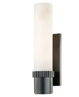 Klasická nástěnná svítidla HUDSON VALLEY nástěnné svítidlo ARGON starobronz/alabastr E27 1x75W 1260-OB-CE