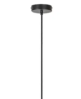 Designová závěsná svítidla Rabalux závěsné svítidlo Ghita E27 1x MAX 20W černá 72028