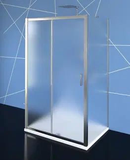 Sprchové kouty POLYSAN EASY třístěnný sprchový kout 1100x900, L/P varianta, sklo Brick EL1138EL3338EL3338