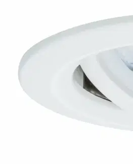 Bodovky do podhledu na 230V Paulmann vestavné svítidlo Nova kruhové bílá 1ks sada bez zdroje světla, max. 35W GU10 936.39 P 93639