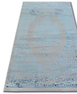 Koberce a koberečky Dywany Lusczow Kusový koberec MANYAS Mariet šedo-modrý, velikost 80x150