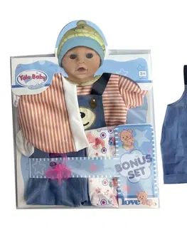 Hračky panenky MAC TOYS - Kalhoty na kšandy na panenku 40-43cm