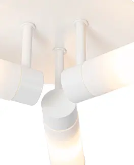 Venkovni stropni svitidlo Moderní koupelnové stropní svítidlo bílé 3-svítidlo IP44 - Vana