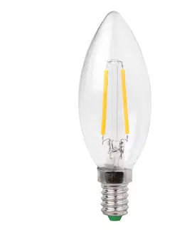 LED žárovky Megaman LED žárovka E14 s 3W vláknem čirá, teplá bílá