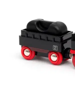 Hračky BRIO - Parní lokomotiva s vodní nádrží na baterie