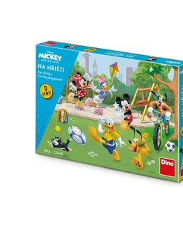 Hračky společenské hry DINO - Mickey A Kamarádi Na Hřišti Dětská Hra