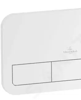 Záchody VILLEROY & BOCH ViConnect Ovládací tlačítko splachování M200, lesklá bílá 922400RE