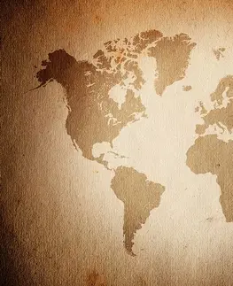 Tapety mapy Tapeta vintage mapa světa