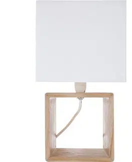 Svítidla DekorStyle Noční lampa Pojo čtvercová 32 cm