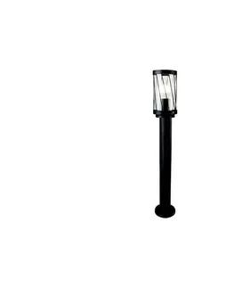 Zahradní lampy Eurolamp Venkovní lampa 1xE27/15W/230V 80 cm IP44 černá 