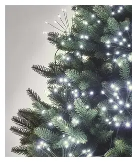 Vánoční řetězy a lamety EMOS Světelný LED řetěz Nano 8 m s časovačem studená bílá