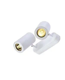Moderní bodová svítidla SLV BIG WHITE ENOLA_B, nástěnné a stropní svítidlo, bodové svítidlo, dvě žárovky, QPAR51, bílé, max. 100 W 152021