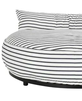 Zahradní lehátka Luxusní zahradní lehátko Emma Round - Stripes