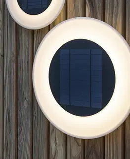 Solární lampy na zeď Newgarden Newgarden Wally LED solární nástěnné svítidlo, Ø 39 cm