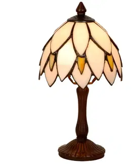 Stolní lampy Clayre&Eef Lilli - vkusná stolní lampa v Tiffany stylu