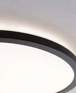 LED panely Paulmann Paulmann Atria Shine Panel on/off černý 830 Ø19cm
