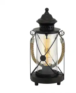 Lampy na noční stolek EGLO Stolní svítidlo BRADFORD 49283