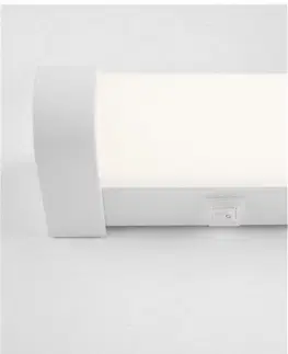 LED nástěnná svítidla NOVA LUCE nástěnné svítidlo NOOR bílý akryl LED 15W 230V 3000K IP44 9600461