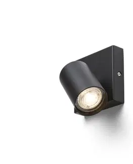 Moderní bodová svítidla RED - DESIGN RENDL RENDL DUDE SQ přisazená černá 230V LED GU10 9W R13921