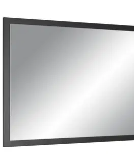 Zrcadla do předsíně Zrcadlo Welcome 130,5x84 cm, Antracit