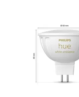 LED žárovky Philips HUE WA LED žárovka GU5,3 MR16 5,1W 12V 400lm 2200K-6500K IP20
