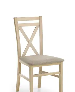 Židle Dřevěná židle DARIUSZ Halmar Bílá