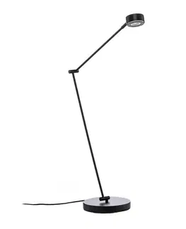 Stojací lampy Lindby Stojací lampa Jyla, černá, nastavitelná, GX53, 2700K