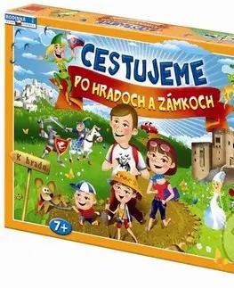 Hračky společenské hry DINOTOYS - Cestujeme po hradech a zámcích - Slovenská!