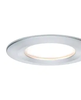 Podhledové světlo Paulmann Paulmann sada 3ks LED spot Slim Coin, hliník