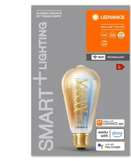 LED žárovky OSRAM LEDVANCE SMART+ WiFi Filament Edison Tunable White E27 4058075778016
