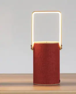 Vnitřní dekorativní svítidla LOOM DESIGN LOOM DESIGN Dekorativní světlo Silo 1, BT reproduktor, červené